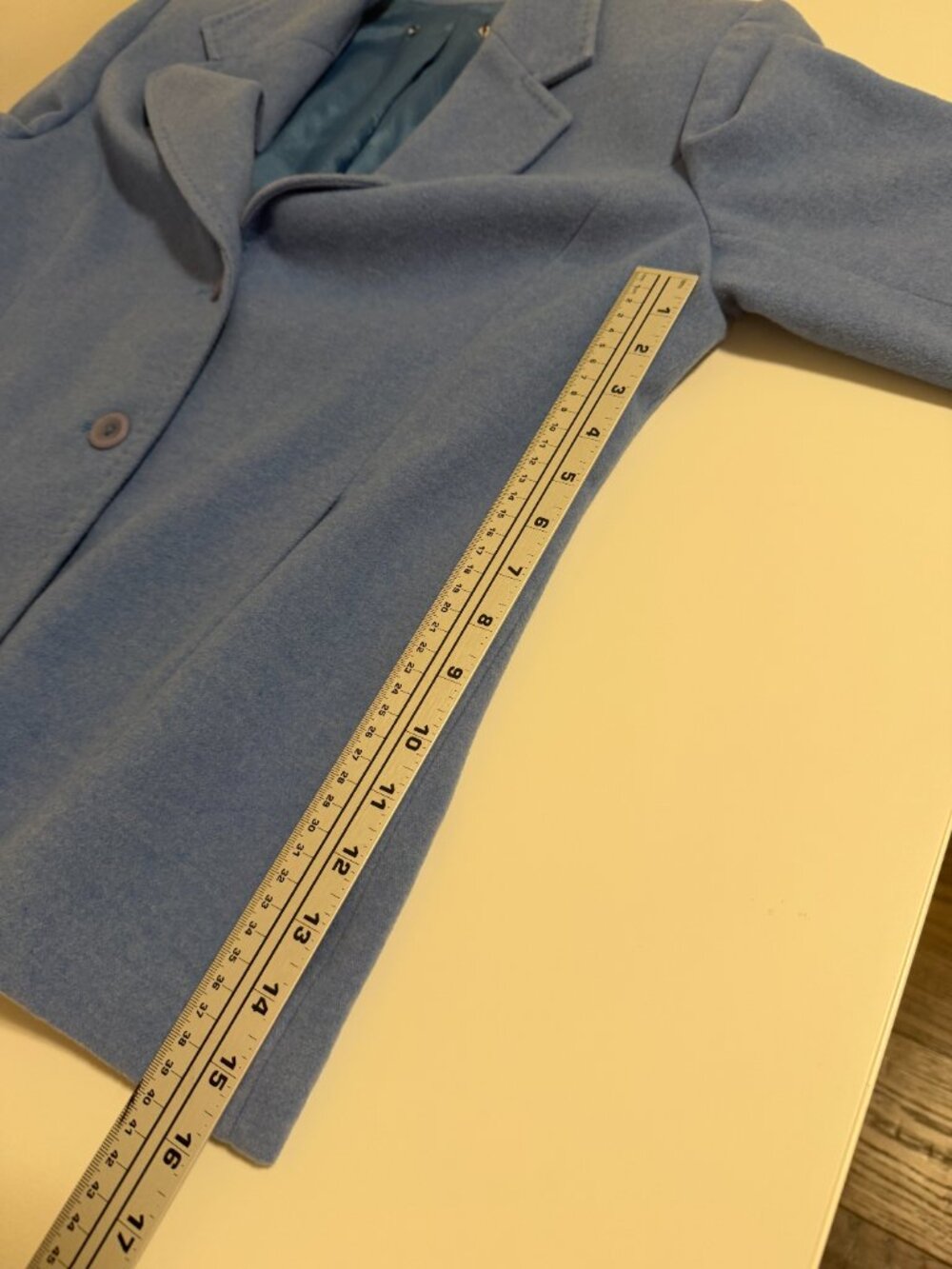 Blue wool blend jacket - Picture 8 of 8